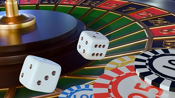 Baccarat table showing player and banker cards